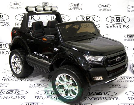 Детский электромобиль NEW FORD RANGER 4WD черный (ЛИЦЕНЗИОННАЯ МОДЕЛЬ)