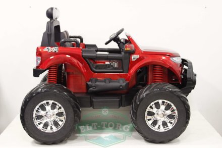Детский электромобиль FORD RANGER MONSTER TRUCK 4WD DK-MT550 красный