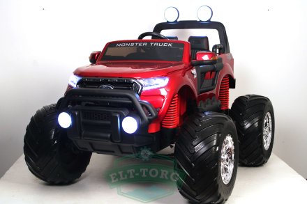 Детский электромобиль FORD RANGER MONSTER TRUCK 4WD DK-MT550 красный