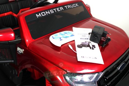 Детский электромобиль FORD RANGER MONSTER TRUCK 4WD DK-MT550 красный