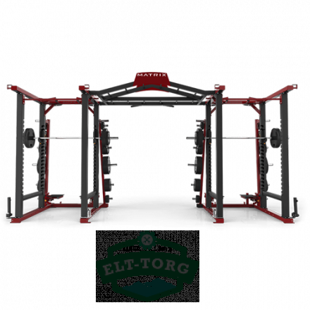 MATRIX MAGNUM MG-MR47x2 Силовая рама DOUBLE MEGA RACK (ЧЕРНЫЙ)