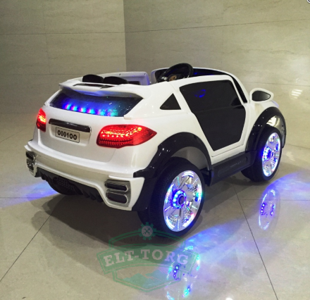 Детский электромобиль River Toys Porsche Turbo O001OO 70 W Белый Детский электромобиль River Toys Porsche Turbo O001OO 70 W Белый