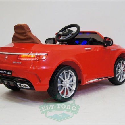 Электромобиль RiverToys Mercedes-Benz S63-RED