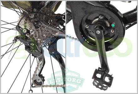 Велогибрид Benelli Center Motor Navigator 350W с кареточным мотором Велогибрид Benelli Center Motor Navigator 350W с кареточным мотором