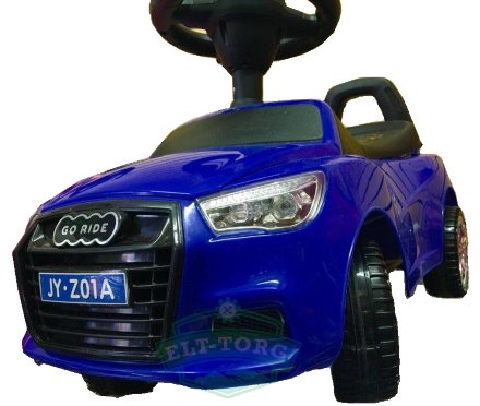 Электромобиль Rivertoys Толокар AUDI JY-Z01A-BLUE