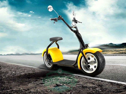 Электроскутер Citycoco Yellow 800W Электроскутер Citycoco Yellow 800W