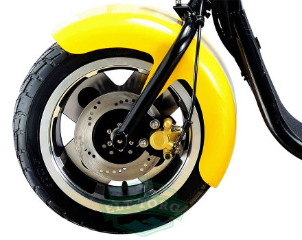 Электроскутер Citycoco Yellow 800W Электроскутер Citycoco Yellow 800W