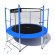 Батут i-JUMP CLASSIC 8ft 2,44м с нижней сетью и лестницей (blue) Батут i-JUMP CLASSIC 8ft 2,44м с нижней сетью и лестницей (blue)