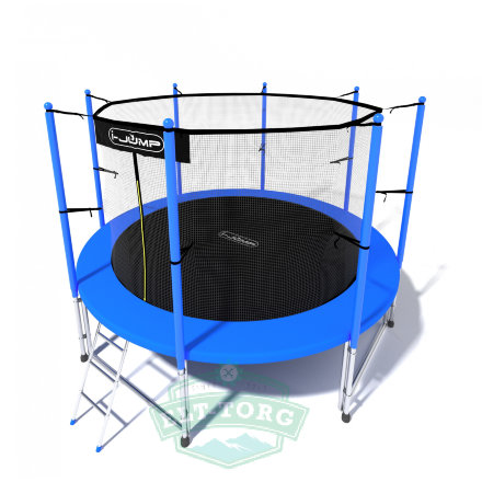 Батут i-JUMP CLASSIC 10ft 3,06м с нижней сетью и лестницей (blue) Батут i-JUMP CLASSIC 10ft 3,06м с нижней сетью и лестницей (blue)