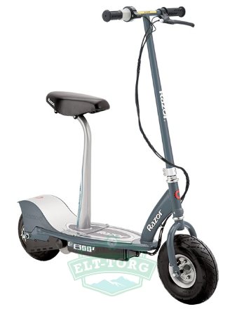 Электросамокат Razor E300S 250W Серый с сиденьем Электросамокат Razor E300S 250W Серый с сиденьем