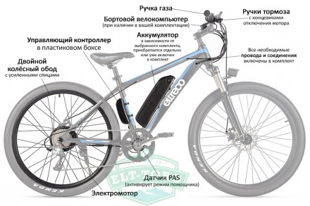 КОМПЛЕКТ Eltreco 36V 500W LED 27.5" КОМПЛЕКТ Eltreco 36V 500W LED 27.5"