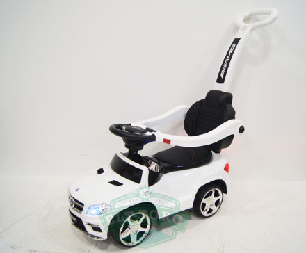 Детский электромобиль RiverToys Толокар Mercedes-Benz GL63 A888AA-M-WHITE Детский электромобиль RiverToys Толокар Mercedes-Benz GL63 A888AA-M-WHITE