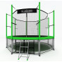 Батут i-JUMP CLASSIC 8ft 2,44м с нижней сетью и лестницей (green) Батут i-JUMP CLASSIC 8ft 2,44м с нижней сетью и лестницей (green)