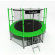 Батут i-JUMP CLASSIC 8ft 2,44м с нижней сетью и лестницей (green) Батут i-JUMP CLASSIC 8ft 2,44м с нижней сетью и лестницей (green)