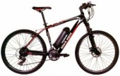 Электровелосипед Ecobahn GW2009 BLACK AQUA E-Xc 26" 21s Электровелосипед Ecobahn GW2009 BLACK AQUA E-Xc 26" 21s