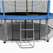 Батут i-JUMP Elegant 12ft 3,66м с нижней сетью и лестницей (blue) Батут i-JUMP Elegant 12ft 3,66м с нижней сетью и лестницей (blue)