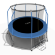 Батут i-JUMP Elegant 12ft 3,66м с нижней сетью и лестницей (blue) Батут i-JUMP Elegant 12ft 3,66м с нижней сетью и лестницей (blue)