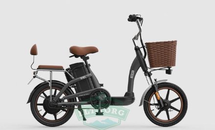 Складной маленький электровелосипед XIAOMI HIMO C16 Бело-Коричневый Складной маленький электровелосипед XIAOMI HIMO C16 Бело-Коричневый
