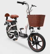 Складной маленький электровелосипед XIAOMI HIMO C16 Бело-Коричневый Складной маленький электровелосипед XIAOMI HIMO C16 Бело-Коричневый