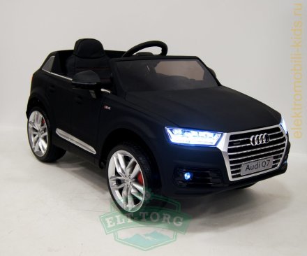 Электромобиль RiverToys AUDI Q7-QUATTRO-BLACK-MATT