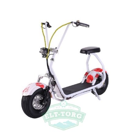EL-Sport Mini Citycoco 800W белый с поцелуями EL-Sport Mini Citycoco 800W белый с поцелуями