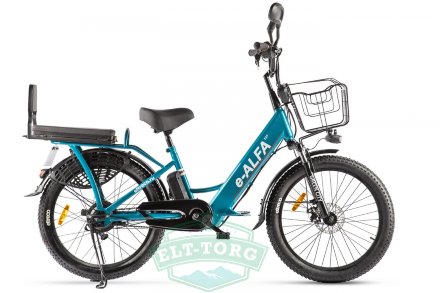 Велогибрид двухподвес Green City e-ALFA Fat Велогибрид двухподвес Green City e-ALFA Fat