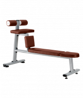 BRONZE GYM J-035 Скамья для скручиваний горизонтальная (КОРИЧНЕВЫЙ)