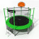 Батут i-JUMP BASKET 14ft 4,27м с нижней сетью и лестницей (green) Батут i-JUMP BASKET 14ft 4,27м с нижней сетью и лестницей (green)