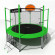Батут i-JUMP BASKET 14ft 4,27м с нижней сетью и лестницей (green) Батут i-JUMP BASKET 14ft 4,27м с нижней сетью и лестницей (green)