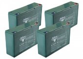Комплект тяговых гелевых аккумуляторов RuTrike 6-EVF-32 (48V32A/H C3) Комплект тяговых гелевых аккумуляторов RuTrike 6-EVF-32 (48V32A/H C3)