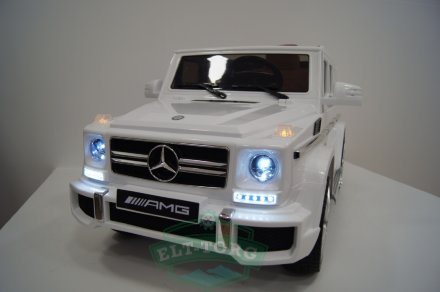 Электромобиль RiverToys Mercedes-Benz G63-WHITE