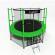Батут i-JUMP CLASSIC 16ft 4,88м с нижней сетью и лестницей (green) Батут i-JUMP CLASSIC 16ft 4,88м с нижней сетью и лестницей (green)