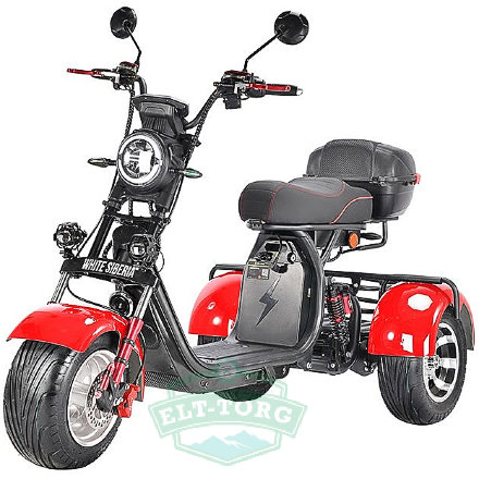 Трехколесный электроскутер Citycoco WS-PRO+ TRIKE 3000W Трехколесный электроскутер Citycoco WS-PRO+ TRIKE 3000W
