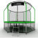 Батут i-JUMP Elegant 14ft 4,27м с нижней сетью и лестницей (green) Батут i-JUMP Elegant 14ft 4,27м с нижней сетью и лестницей (green)