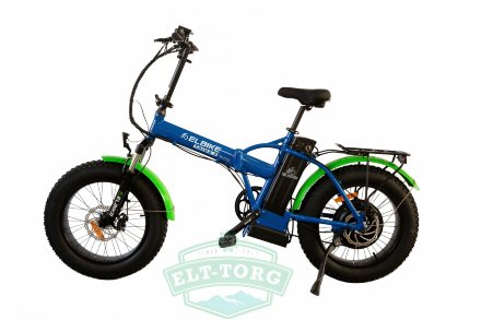 Elbike Taiga 2 Elite синий сбоку