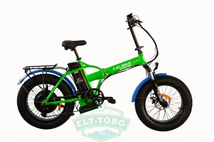 Elbike Taiga 2 Elite зеленый сбоку