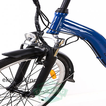 Складной электровелосипед Elbike Galant Big Standart Blue Голубой Складной электровелосипед Elbike Galant Big Standart Blue Голубой
