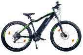 Электровелосипед LEISGER MI5 500W черный зеленый