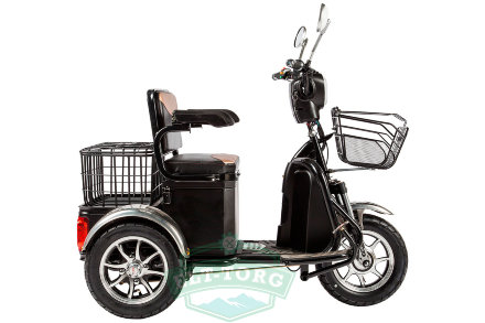 Пассажирский электроцикл Rutrike S1 V2 с большой корзиной Пассажирский электроцикл Rutrike S1 V2 с большой корзиной