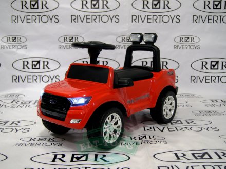 Толокар FORD RANGER DK-P01 красный (ЛИЦЕНЗИОННАЯ МОДЕЛЬ)