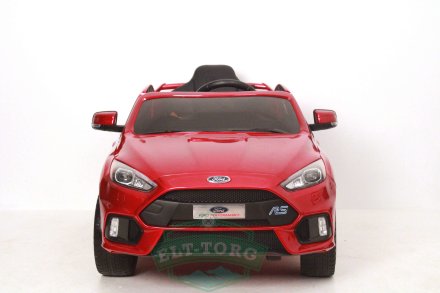 Детский электромобиль FORD FOCUS RS вишневый (ЛИЦЕНЗИОННАЯ МОДЕЛЬ) 