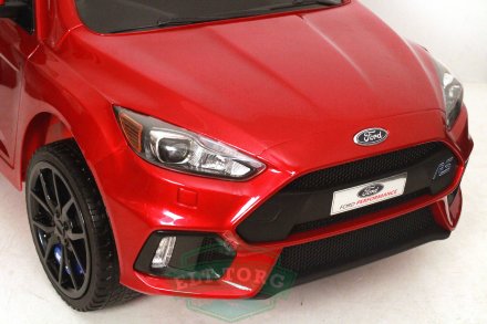 Детский электромобиль FORD FOCUS RS вишневый (ЛИЦЕНЗИОННАЯ МОДЕЛЬ) 