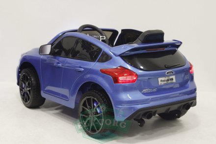Детский электромобиль FORD FOCUS RS синий (ЛИЦЕНЗИОННАЯ МОДЕЛЬ)
