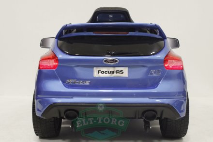 Детский электромобиль FORD FOCUS RS синий (ЛИЦЕНЗИОННАЯ МОДЕЛЬ)