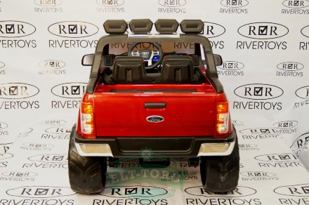Детский электромобиль NEW FORD RANGER 4WD вишневый (ЛИЦЕНЗИОННАЯ МОДЕЛЬ)