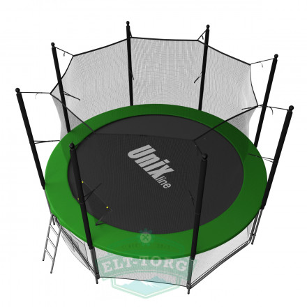 Батут UNIX line 8 ft inside (green) Батут UNIX line 8 ft inside (green)